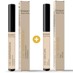 EOXX Wimpernserum und EOXX Mascara Set