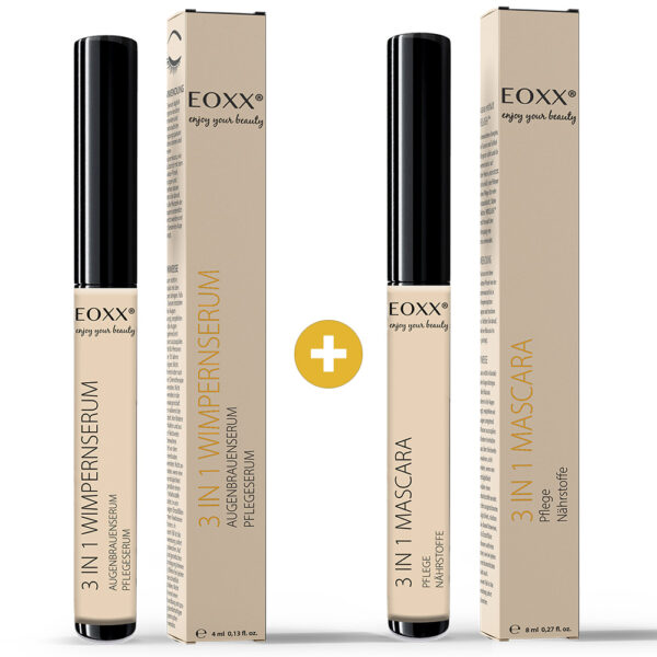 EOXX Wimpernserum und EOXX Mascara Set